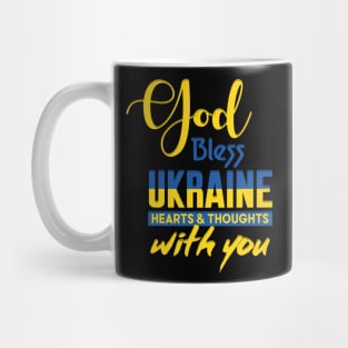 Ukraine Flag, God Bless Ukraine Mug